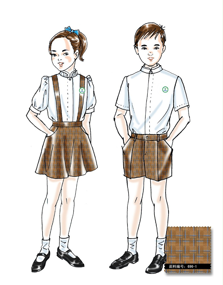 時尚民族風(fēng)學(xué)生校服定制