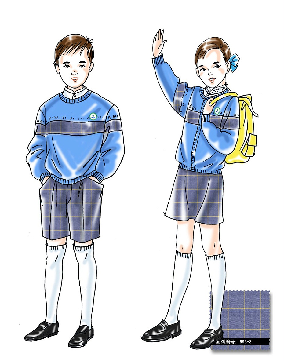時尚民族風(fēng)學(xué)生校服定制